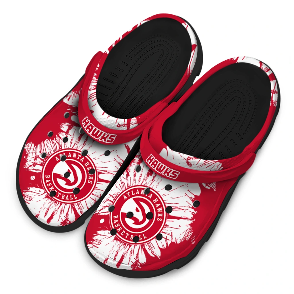 atlanta-hawks-splatter-graphics-clogs-latest-model