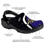 baltimore-ravens-hexagon-grid-clogs-best-selling