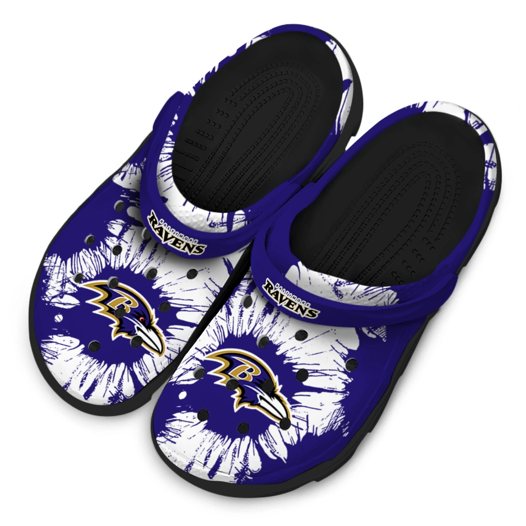 baltimore-ravens-splatter-graphics-clogs-latest-model