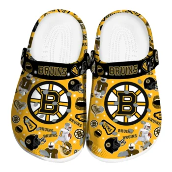 Boston Bruins Football Icons Clogs