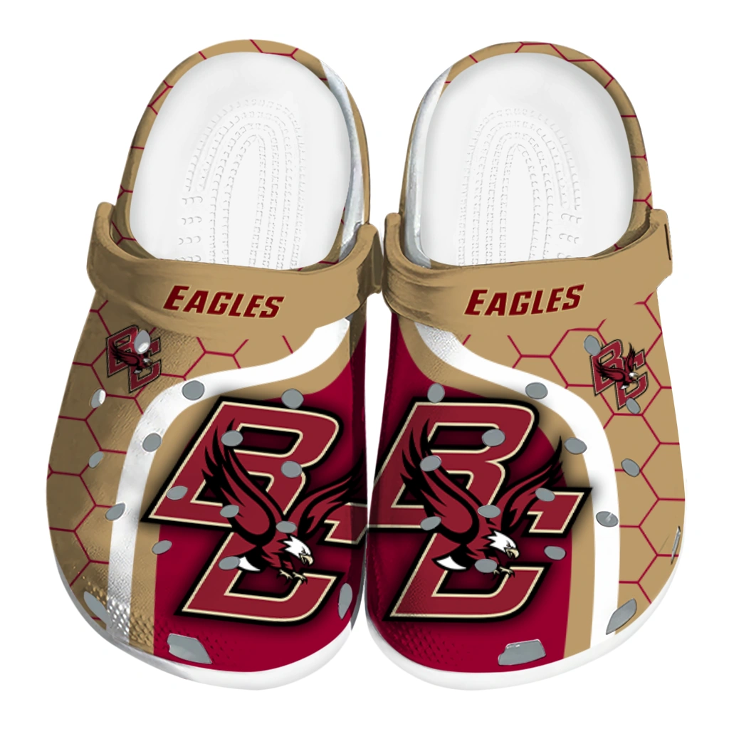 boston-college-eagles-hexagon-grid-clogs-best-selling boston college eagles hexagon grid clogs best selling