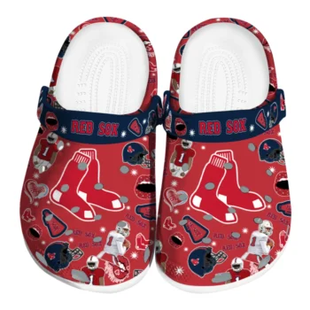 Boston Red Sox Football Icons Clogs