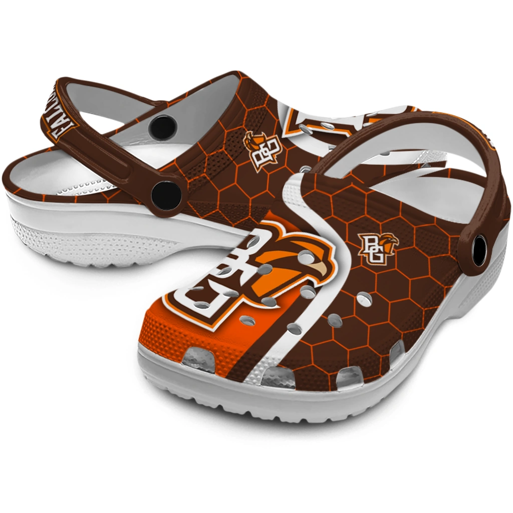 bowling-green-falcons-hexagon-grid-clogs-high-quality