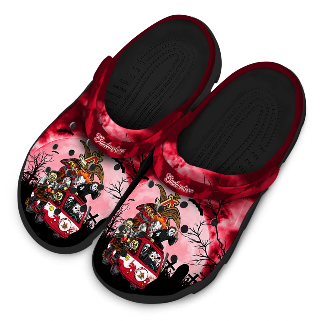 budweiser-spooky-van-red-black-clogs-latest-model-hey-clogs.webp