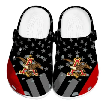 Budweiser Star Honor Black Red Clogs