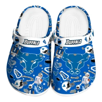 Buffalo Bulls Football Icons Clogs