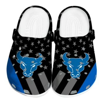 Buffalo Bulls Stellar Stripes Theme Clogs