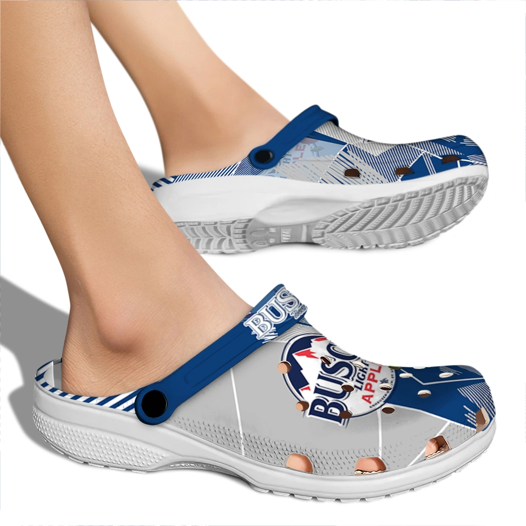 busch-light-apple-motif-blue-gray-clogs-fashion-forward-hey-clogs.webp