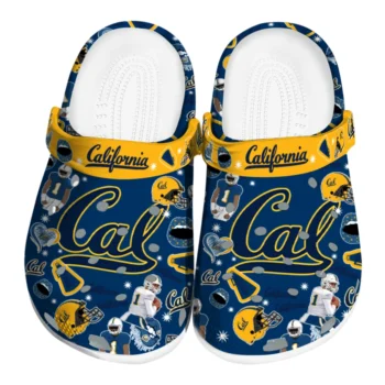 California Golden Bears Football Icons Clogs