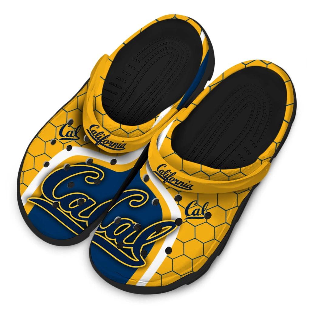california-golden-bears-hexagon-grid-clogs-latest-model