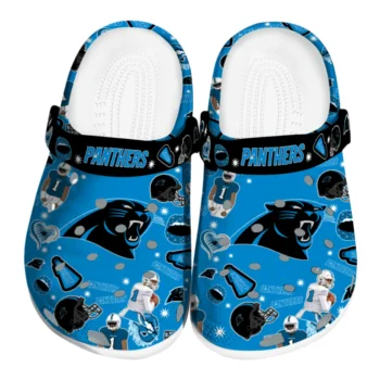 Carolina Panthers Football Icons Clogs