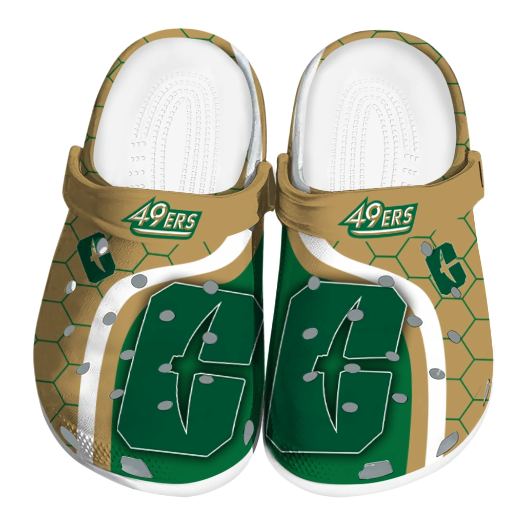 charlotte-49ers-hexagon-grid-clogs-best-selling charlotte 49ers hexagon grid clogs best selling