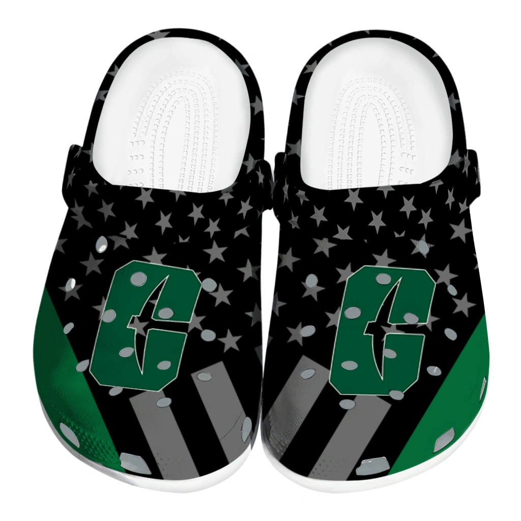 charlotte-49ers-stellar-stripes-theme-clogs-best-selling charlotte 49ers stellar stripes theme clogs best selling