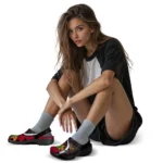 chicago-blackhawks-hexagon-grid-clogs-best-selling