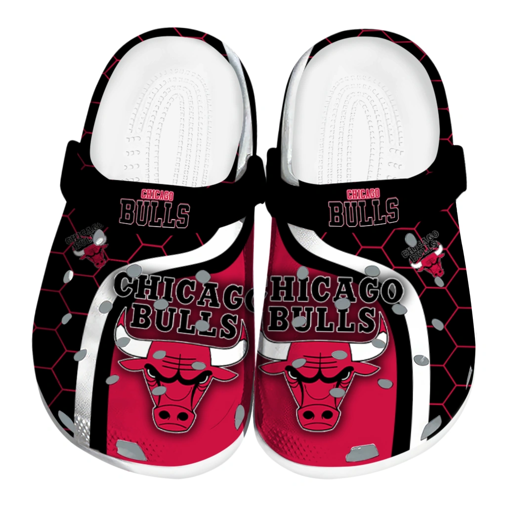 chicago-bulls-hexagon-grid-clogs-best-selling chicago bulls hexagon grid clogs best selling