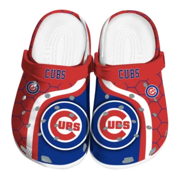 Chicago Cubs Hexagon Grid Clogs