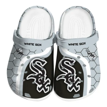 Chicago White Sox Hexagon Grid Clogs