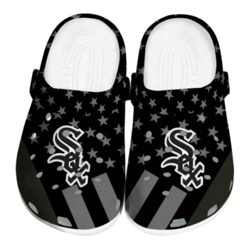 Chicago White Sox Stellar Stripes Theme Clogs