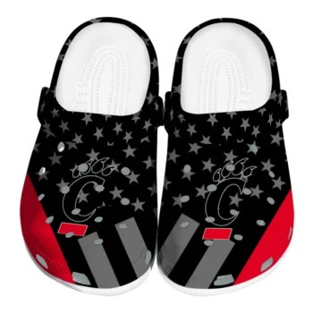 Cincinnati Bearcats Stellar Stripes Theme Clogs