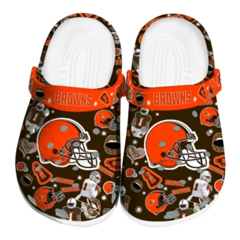 Cleveland Browns Football Icons Clogs