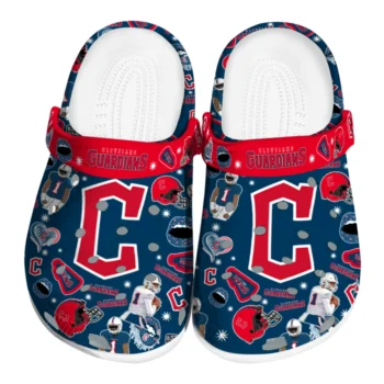Cleveland Guardians Football Icons Clogs