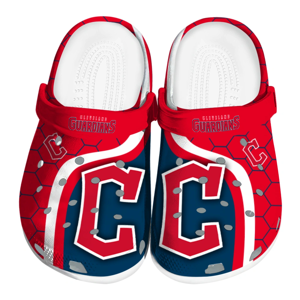 cleveland-guardians-hexagon-grid-clogs-best-selling cleveland guardians hexagon grid clogs best selling