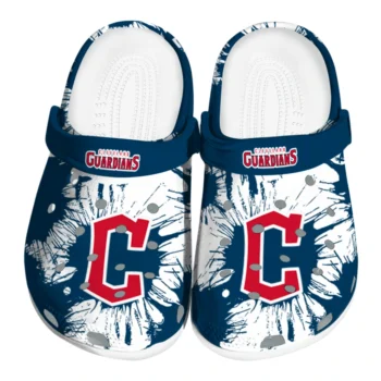 Cleveland Guardians Splatter Graphics Clogs