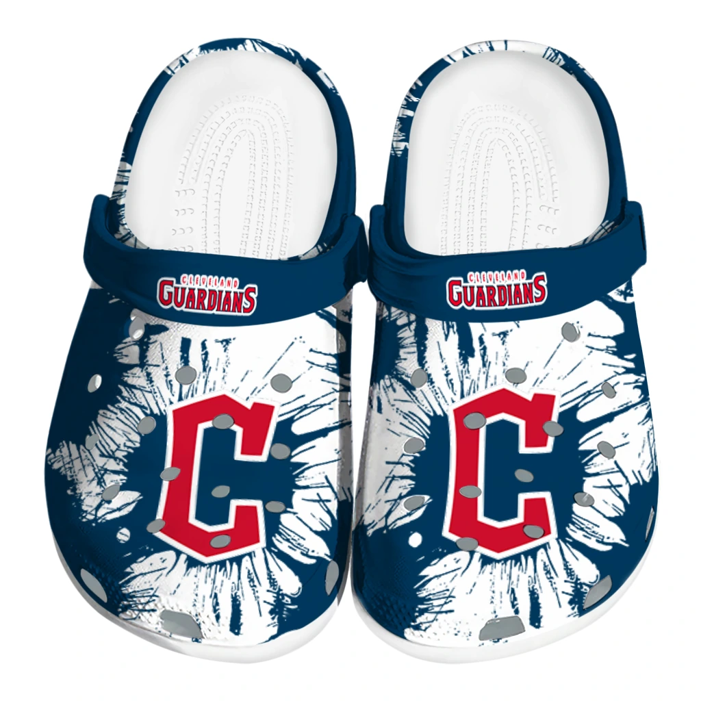 cleveland-guardians-splatter-graphics-clogs-best-selling cleveland guardians splatter graphics clogs best selling