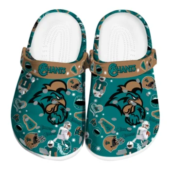 Coastal Carolina Chanticleers Football Icons Clogs