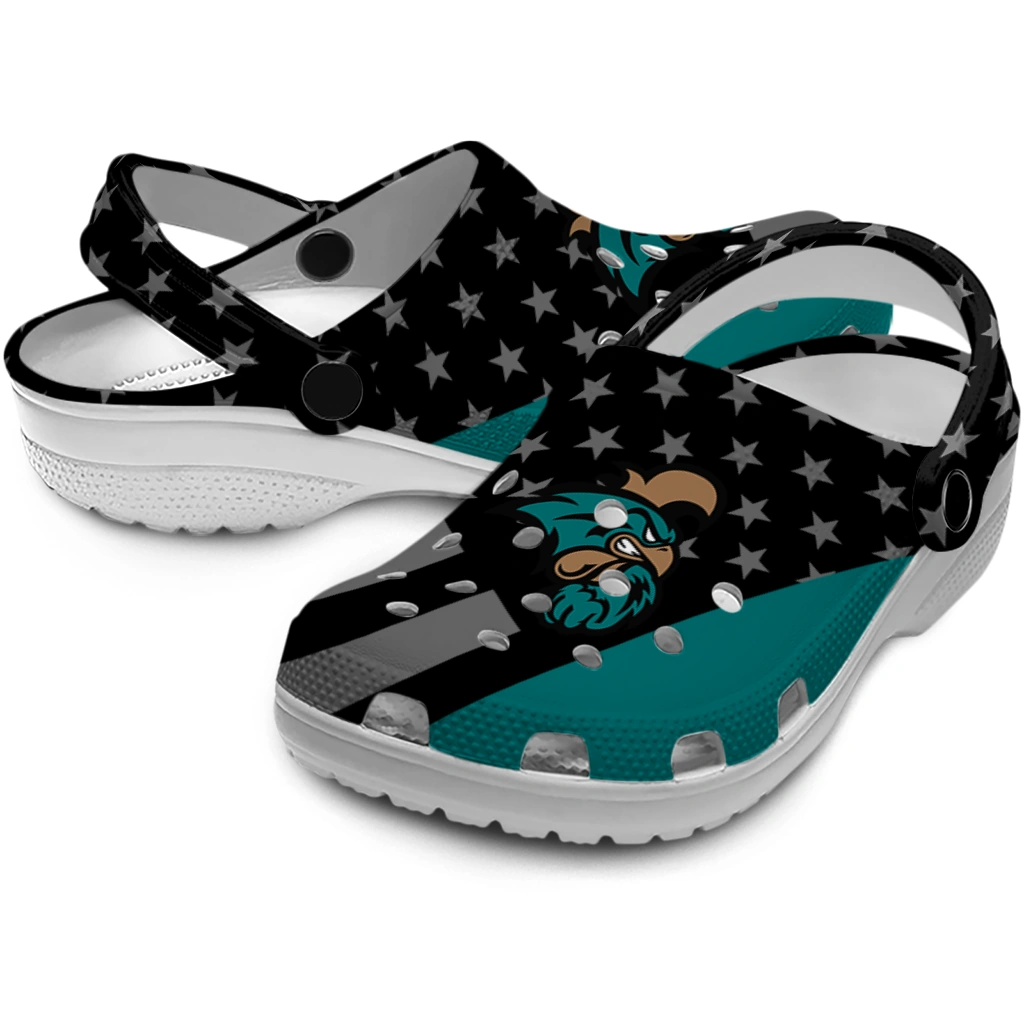 coastal-carolina-chanticleers-stellar-stripes-theme-clogs-high-quality