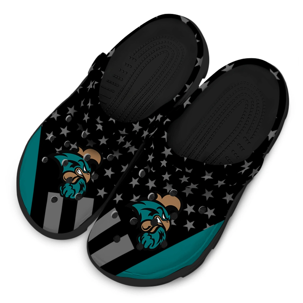 coastal-carolina-chanticleers-stellar-stripes-theme-clogs-latest-model