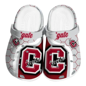Colgate Raiders Hexagon Grid Clogs