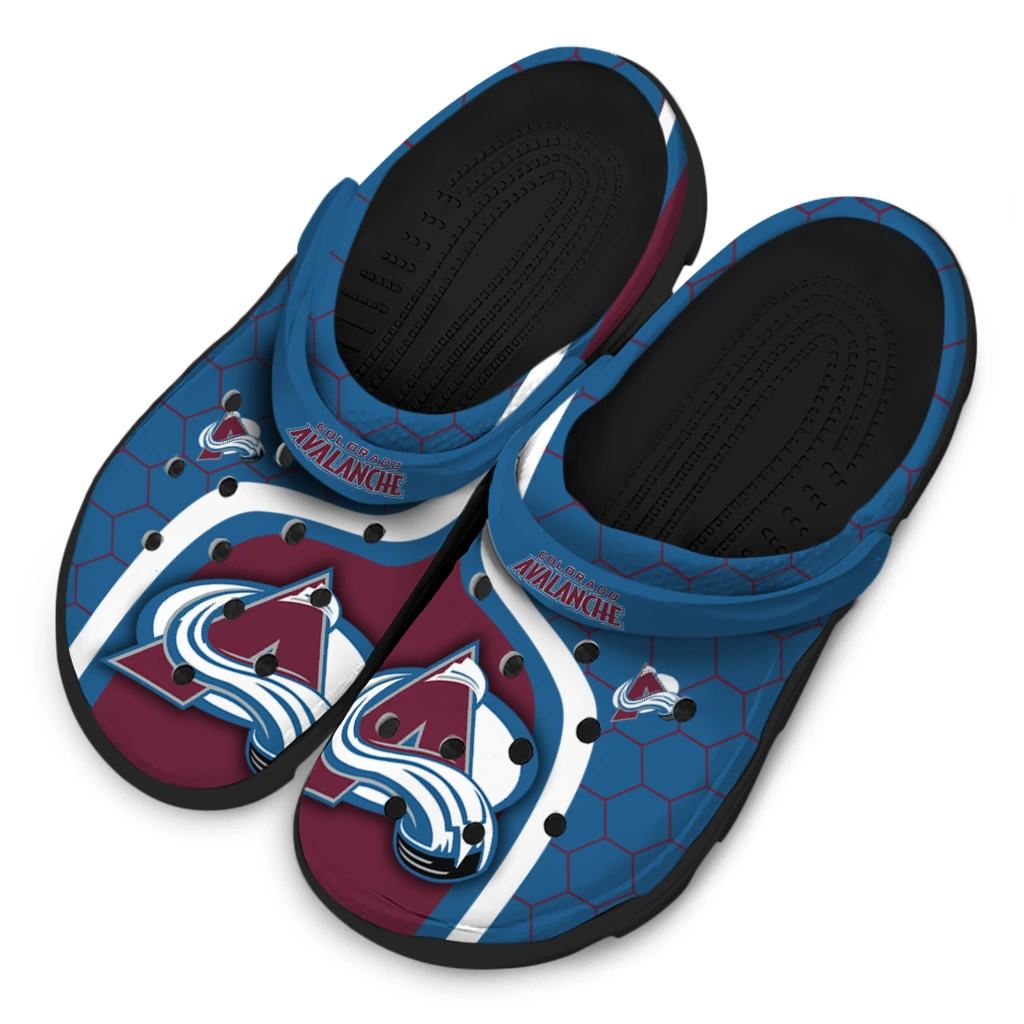 colorado-avalanche-hexagon-grid-clogs-latest-model