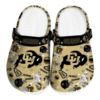 Colorado Buffaloes Football Icons Clogs