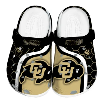 Colorado Buffaloes Hexagon Grid Clogs