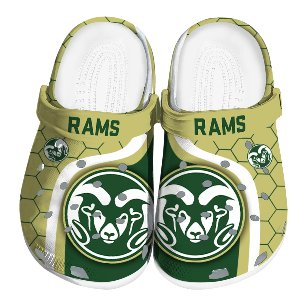 colorado-state-rams-hexagon-grid-clogs-best-selling colorado state rams hexagon grid clogs best selling