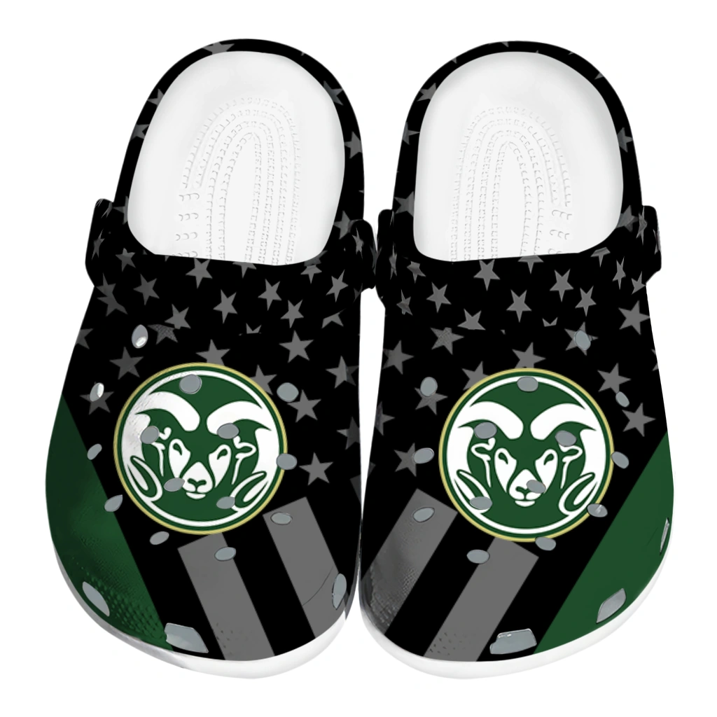colorado-state-rams-stellar-stripes-theme-clogs-best-selling colorado state rams stellar stripes theme clogs best selling