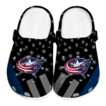 columbus-blue-jackets-stellar-stripes-theme-clogs-best-selling