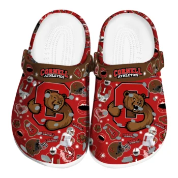 Cornell Big Red Football Icons Clogs