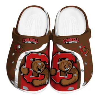 Cornell Big Red Hexagon Grid Clogs
