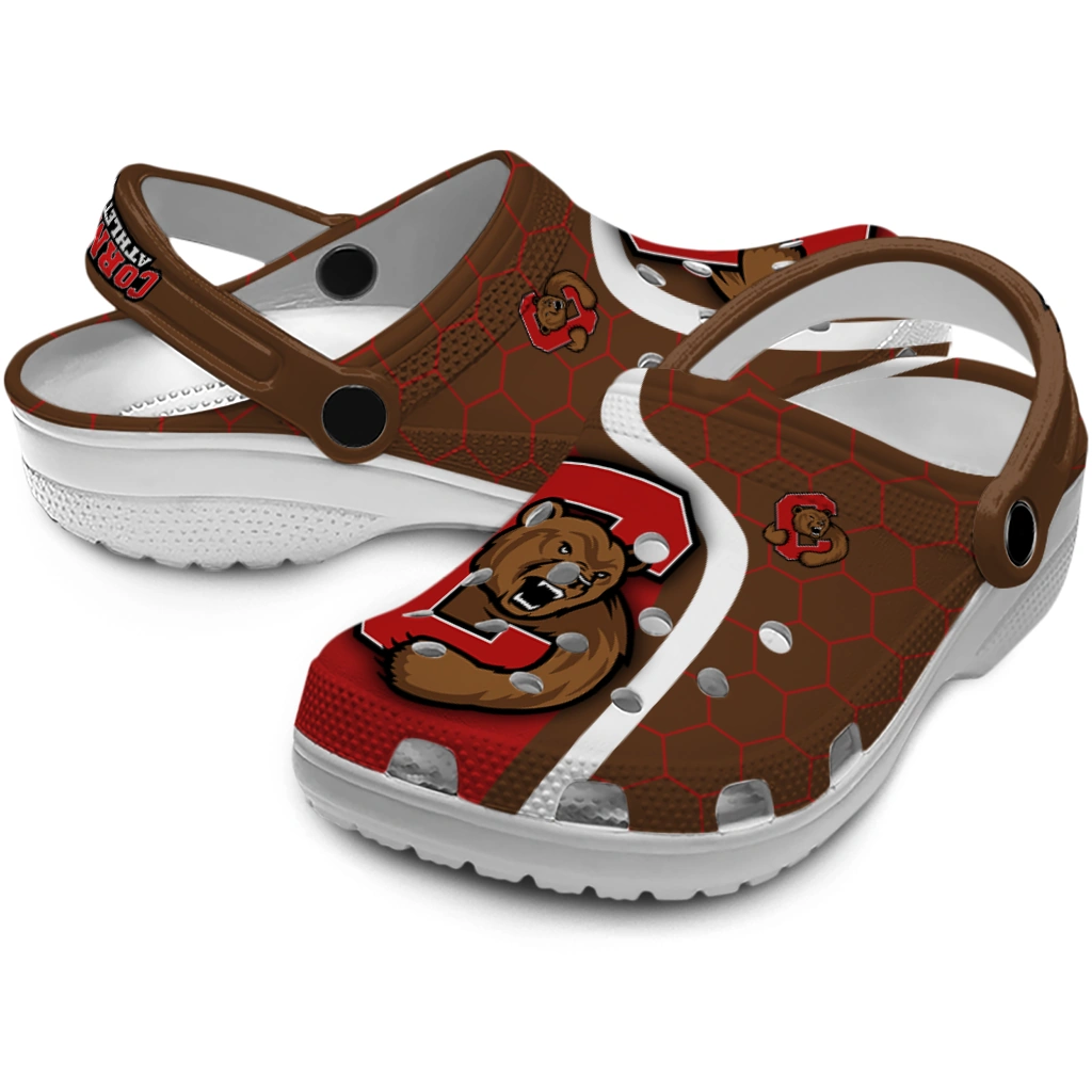 cornell-big-red-hexagon-grid-clogs-high-quality