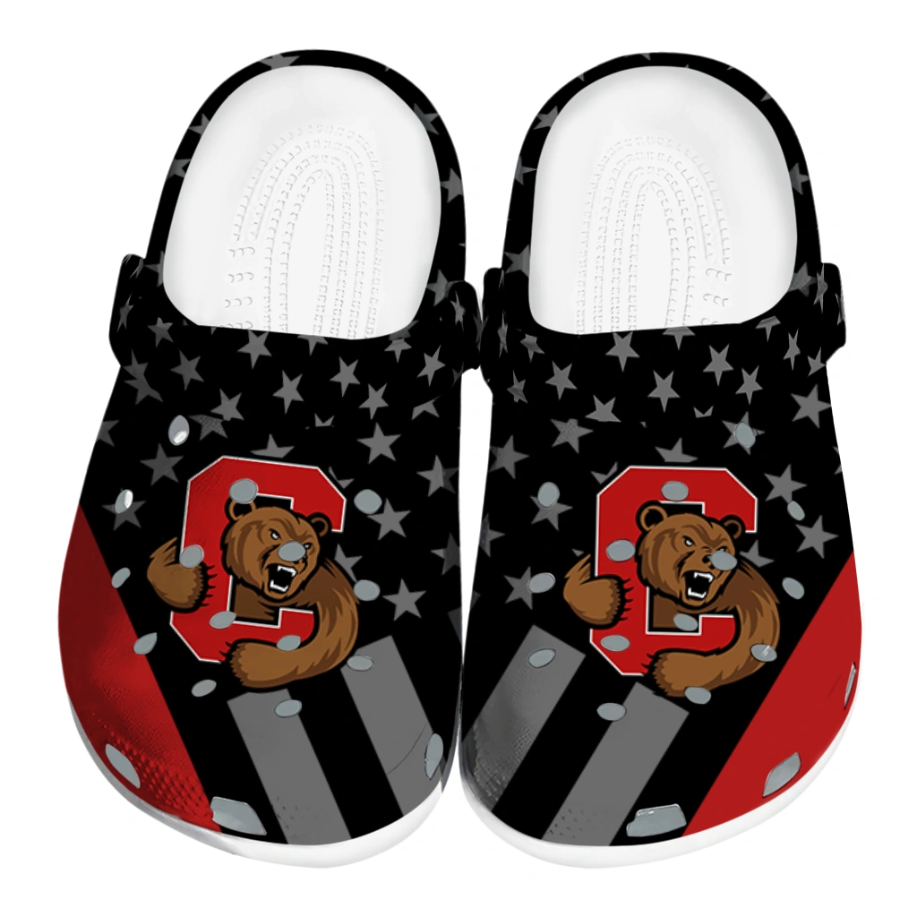 cornell-big-red-stellar-stripes-theme-clogs-best-selling cornell big red stellar stripes theme clogs best selling