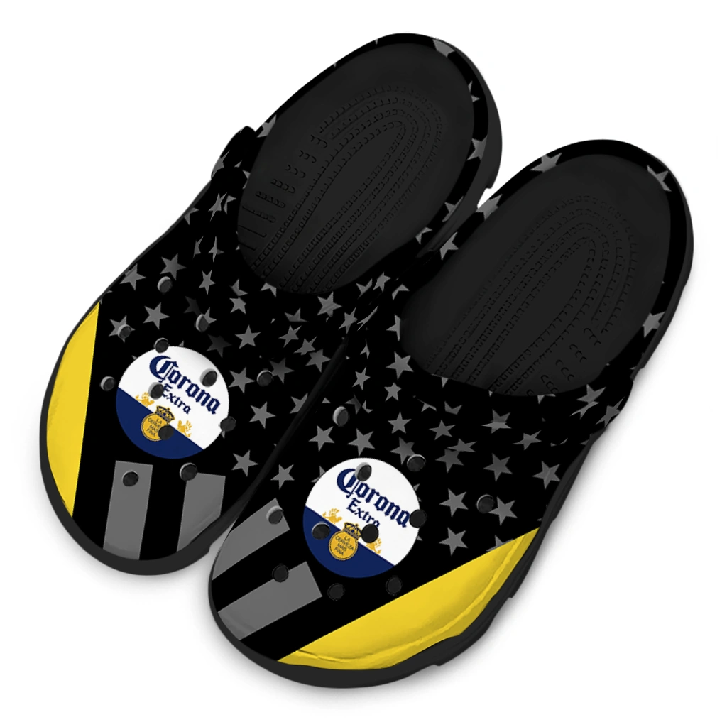 corona-beer-cap-centered-black-yellow-clogs-latest-model-hey-clogs.webp