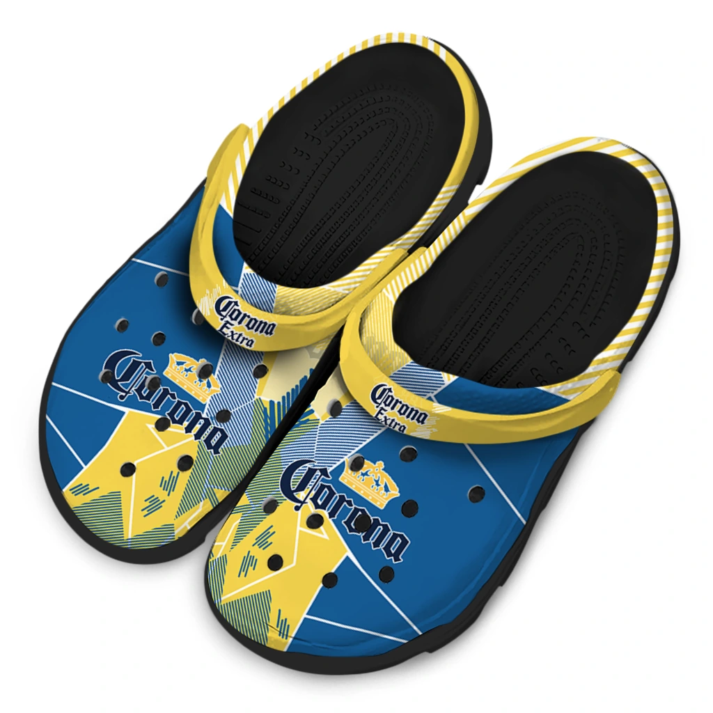 corona-beer-crown-shield-blue-yellow-clogs-latest-model-hey-clogs.webp