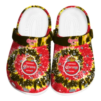 Corona Beer Splash Red Yellow Clogs