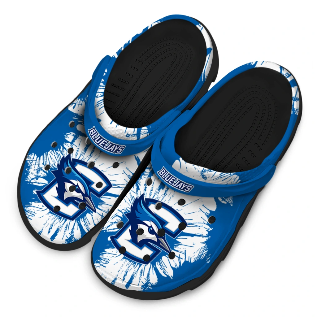 creighton-bluejays-splatter-graphics-clogs-latest-model