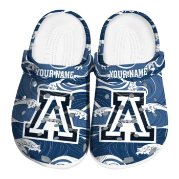 Custom Arizona Wildcats Wave Flow Clogs
