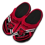 custom-arkansas-state-red-wolves-football-motif-clogs-best-selling