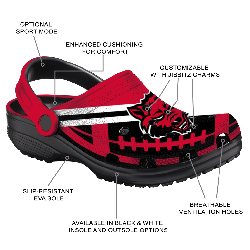 custom-arkansas-state-red-wolves-football-motif-clogs-new-arrival