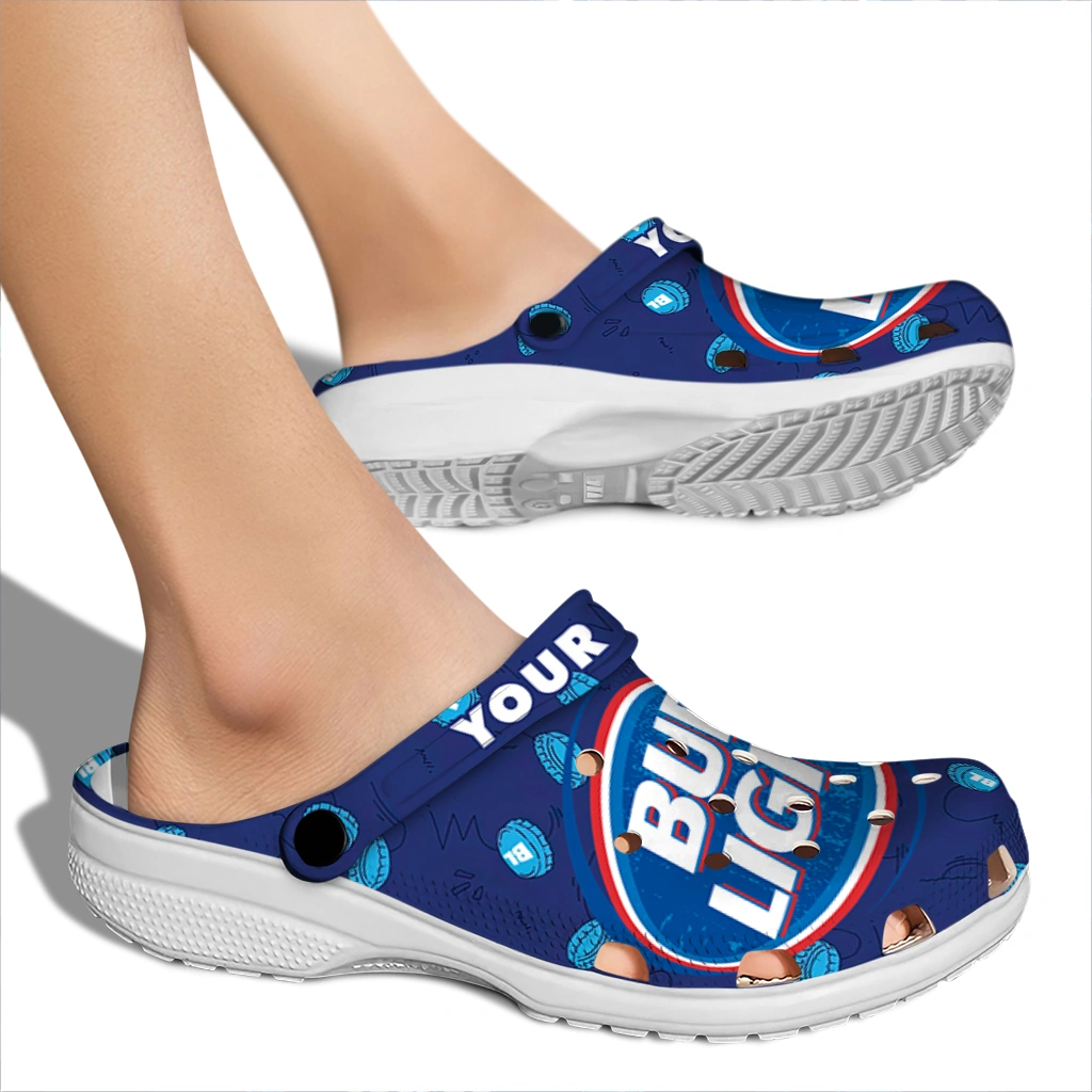 custom-bud-light-bottle-cap-blue-white-clogs-fashion-forward-hey-clogs.webp